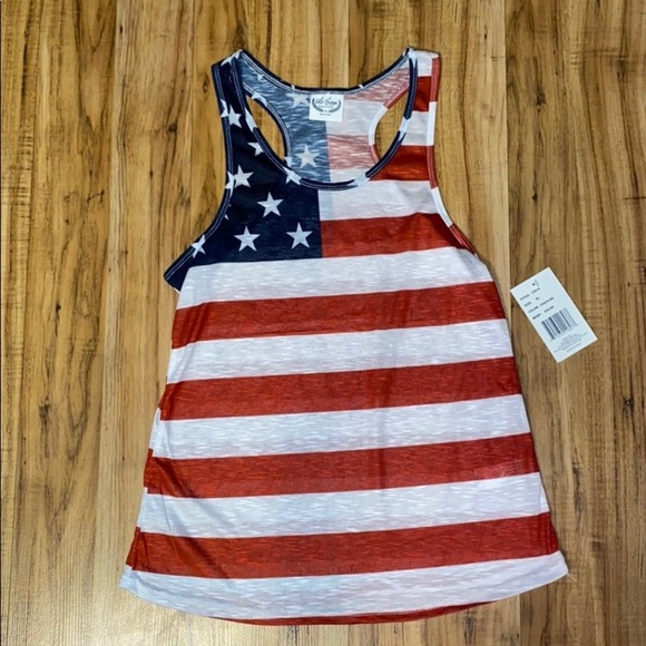 U.S. Vintage Tops - U.S. Vintage USA flag, XL, NWT